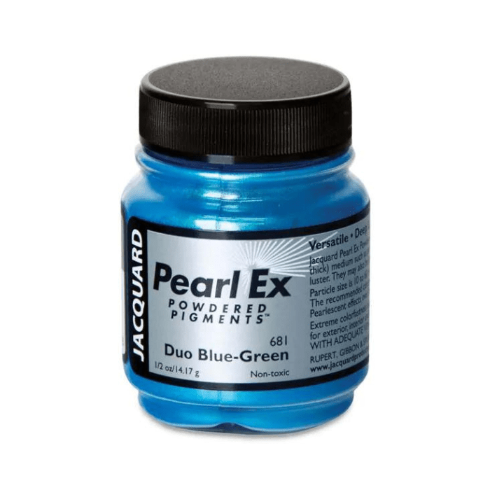 Jacquard Pearl Ex Powdered Pigment 0.5oz - Duo Blue - Green - Guiry's