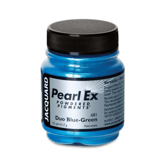 Jacquard Pearl Ex Powdered Pigment 0.5oz - Duo Blue - Green - Guiry's