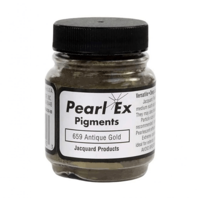 Jacquard Pearl Ex Powdered Pigment 0.75oz - Antique Gold - Guiry's