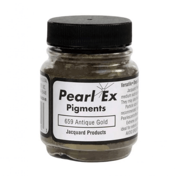 Jacquard Pearl Ex Powdered Pigment 0.75oz - Antique Gold - Guiry's