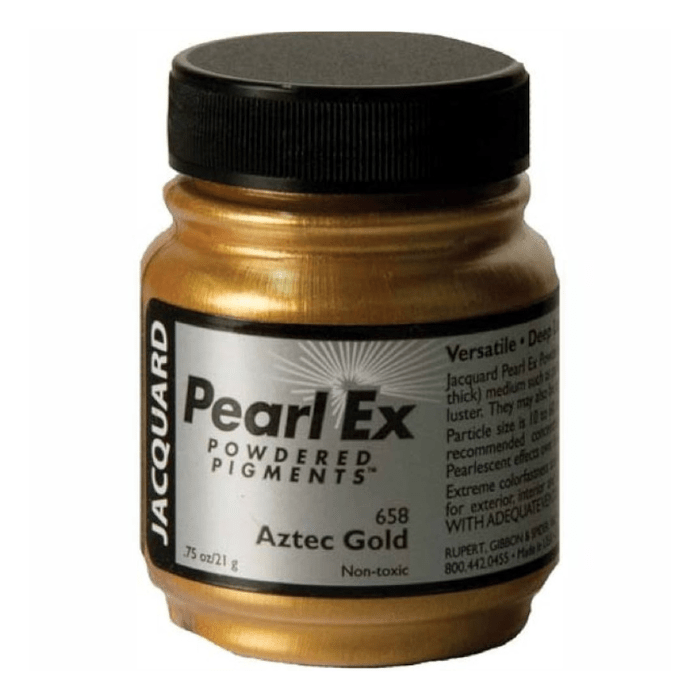 Jacquard Pearl Ex Powdered Pigment 0.75oz - Aztec Gold - Guiry's