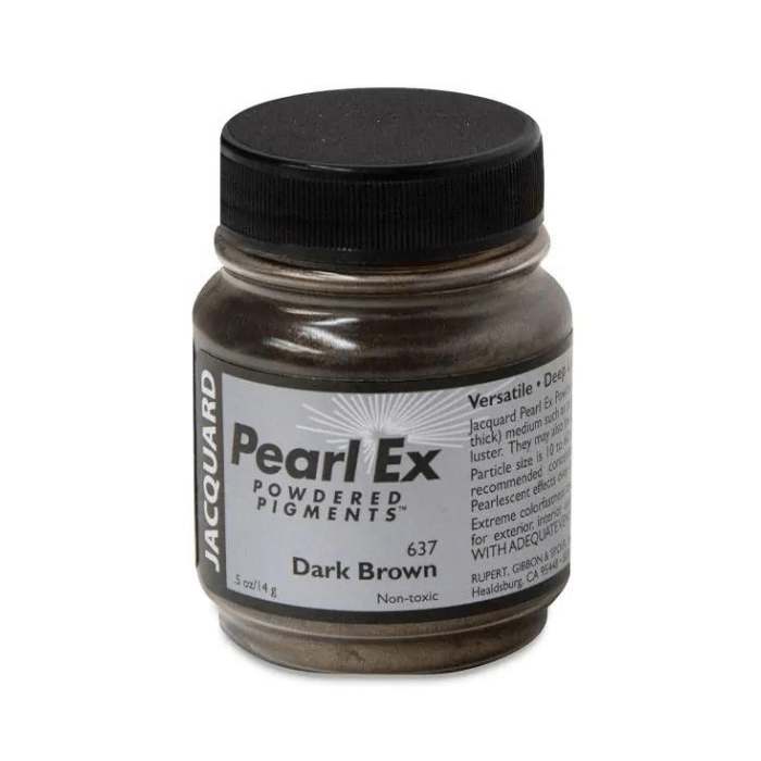 Jacquard Pearl Ex Powdered Pigment 0.75oz - Dark Brown - Guiry's