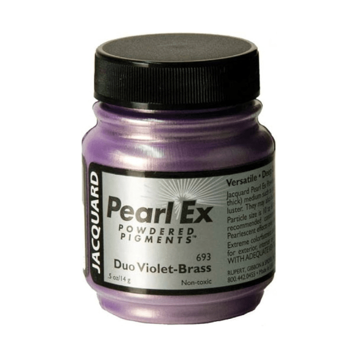 Jacquard Pearl Ex Powdered Pigment 0.75oz - Duo Violet - Brass - Guiry's