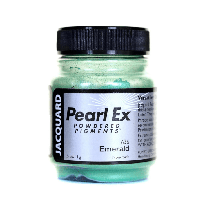 Jacquard Pearl Ex Powdered Pigment 0.75oz - Emerald - Guiry's