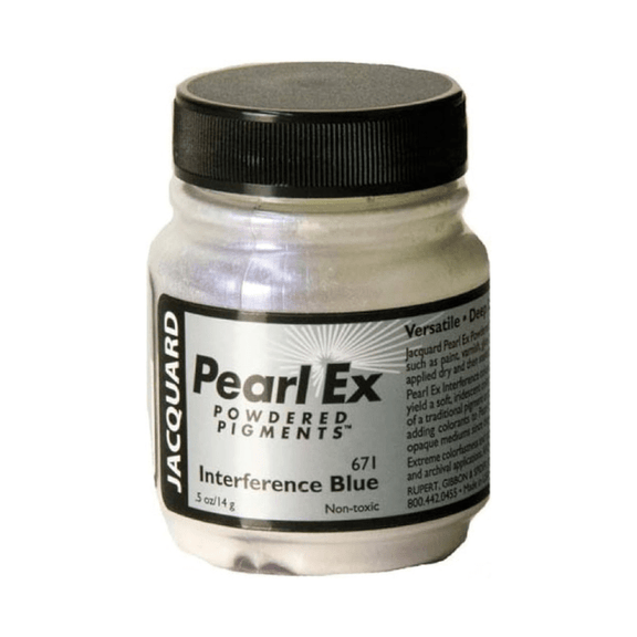 Jacquard Pearl Ex Powdered Pigment 0.75oz - Interference Blue - Guiry's