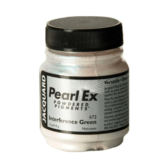 Jacquard Pearl Ex Powdered Pigment 0.75oz - Interference Green - Guiry's