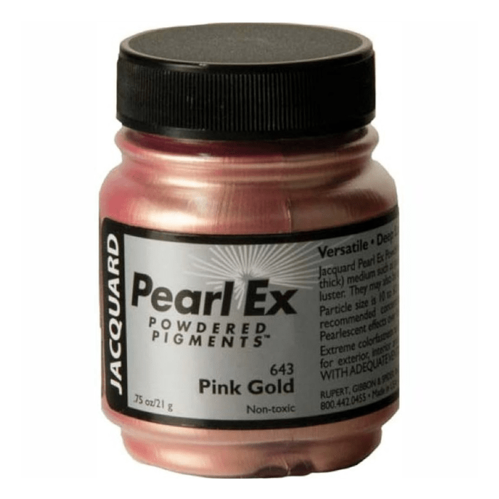 Jacquard Pearl Ex Powdered Pigment 0.75oz - Pink Gold - Guiry's