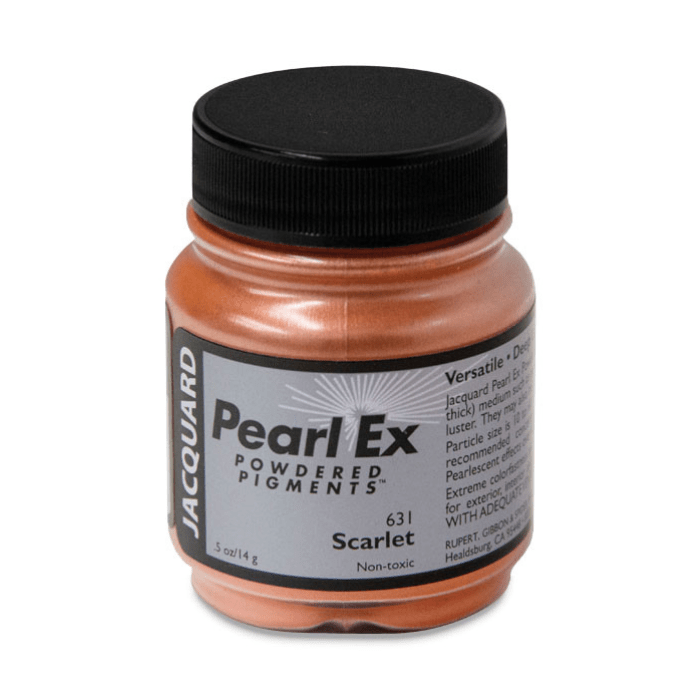 Jacquard Pearl Ex Powdered Pigment 0.75oz - Scarlet - Guiry's
