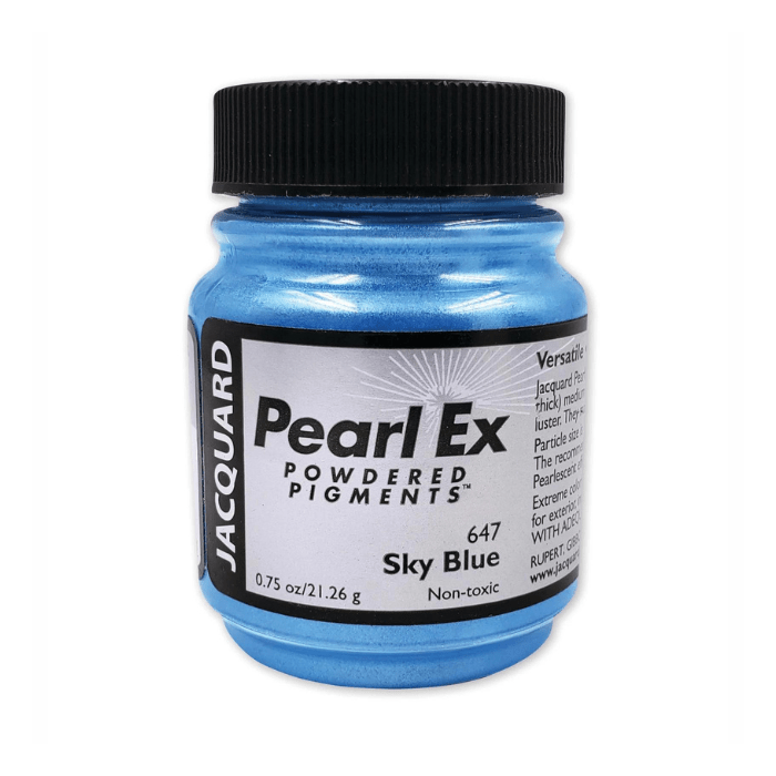 Jacquard Pearl Ex Powdered Pigment 0.75oz - Sky Blue - Guiry's