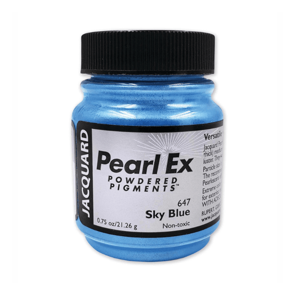 Jacquard Pearl Ex Powdered Pigment 0.75oz - Sky Blue - Guiry's