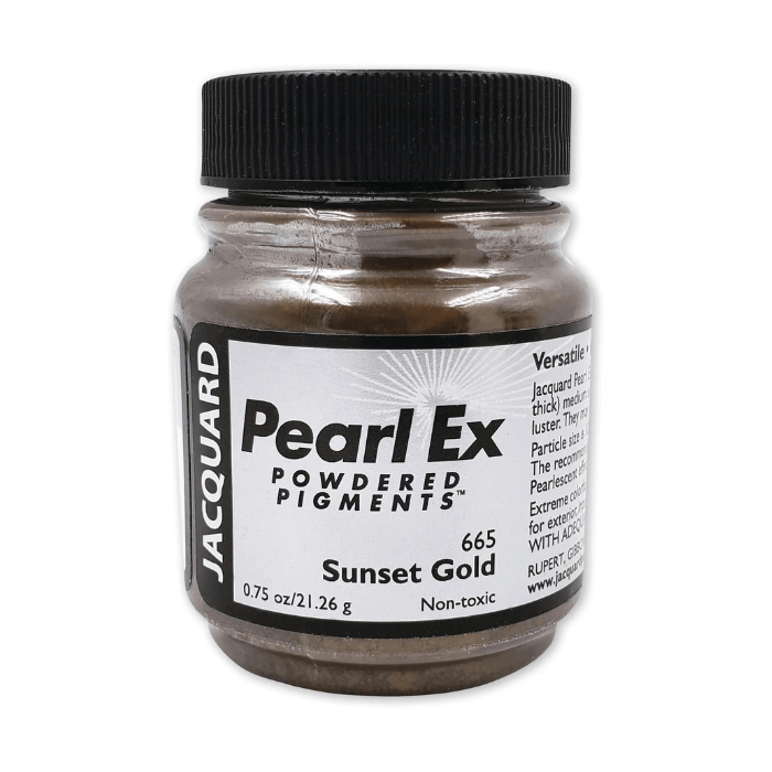 Jacquard Pearl Ex Powdered Pigment 0.75oz - Sunset Gold - Guiry's