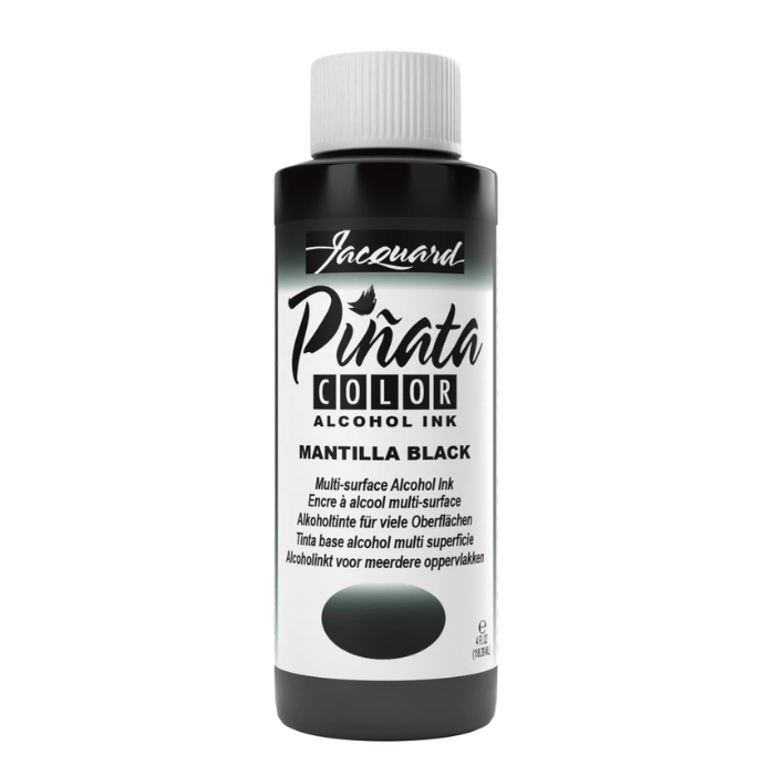 Jacquard Piñata Alcohol Ink 4oz - Mantilla Black - Guiry's