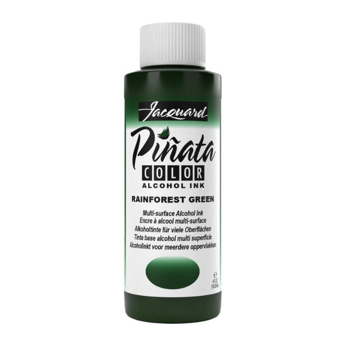 Jacquard Piñata Alcohol Ink 4oz - Rainforest Green - Guiry's