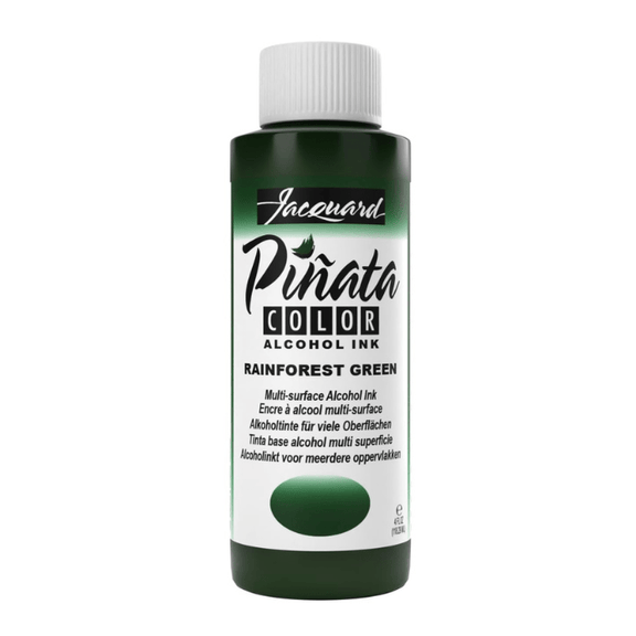 Jacquard Piñata Alcohol Ink 4oz - Rainforest Green - Guiry's