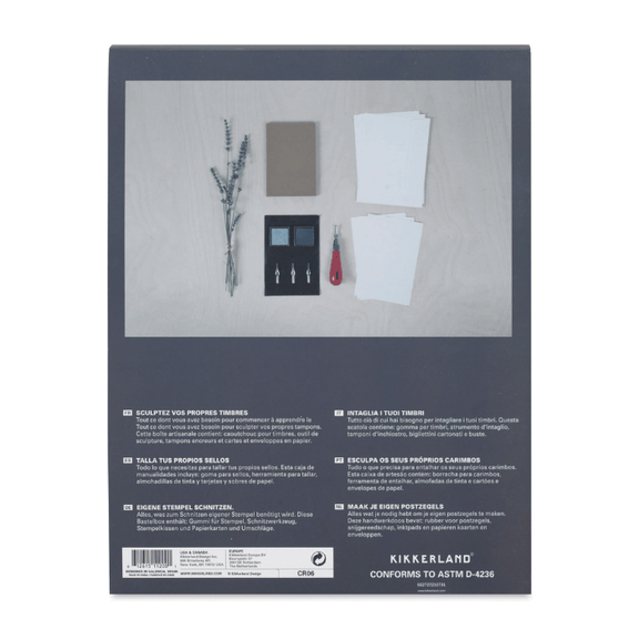 Kikerland Carve Your Own Stamps Kit - Guiry's