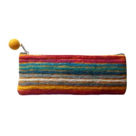 Lama - Li Felt Pouch Mustard Long - Guiry's