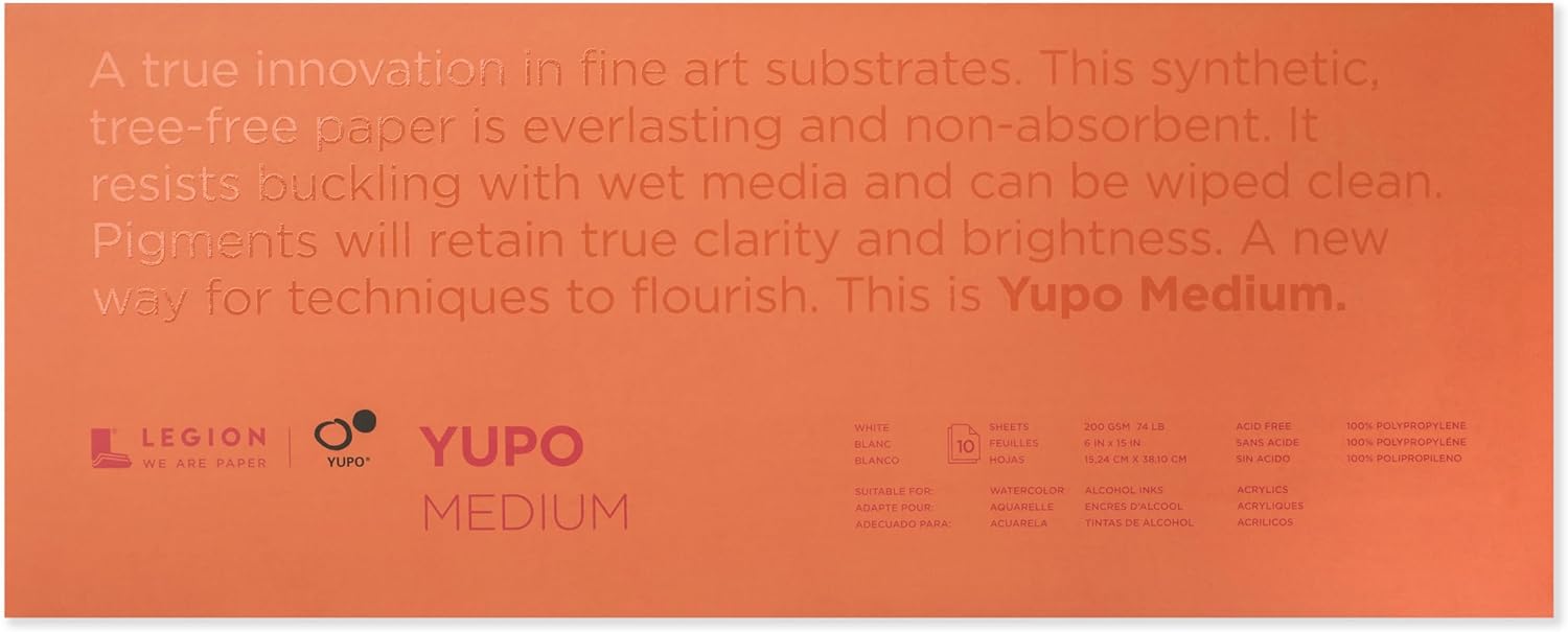 Legion Yupo 6x15 Pad White 74 - Guiry's