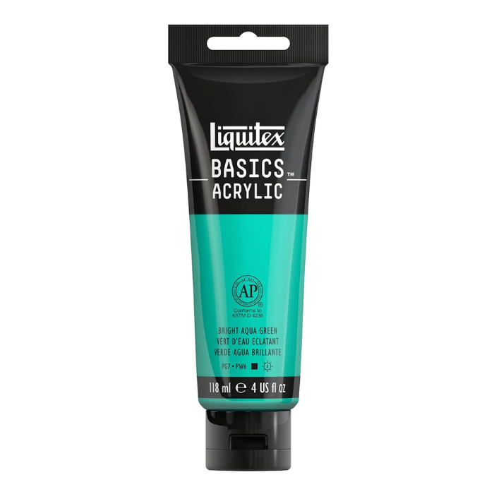 Liquitex Basics Bright Aqua Green - 4oz - Guiry's