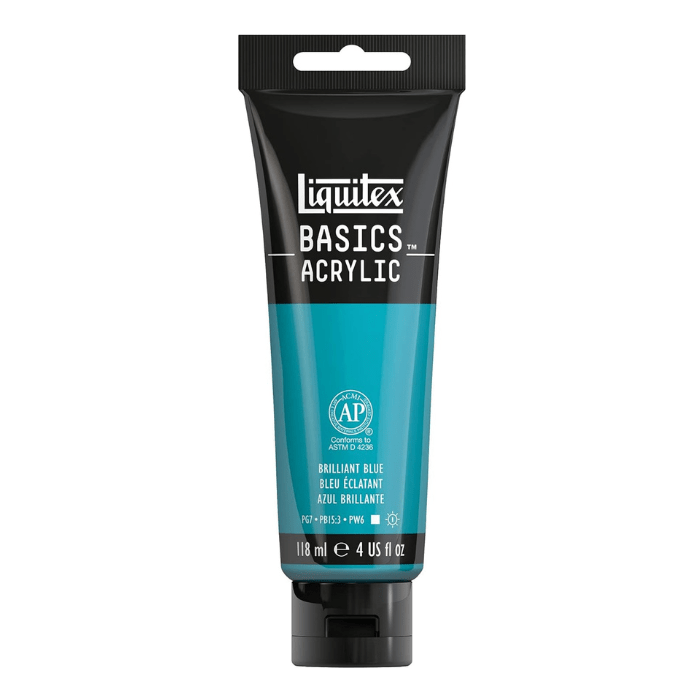 Liquitex Basics Brilliant Blue - 4oz - Guiry's