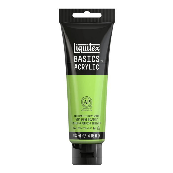 Liquitex Basics Brilliant Yellow Green - 4oz - Guiry's