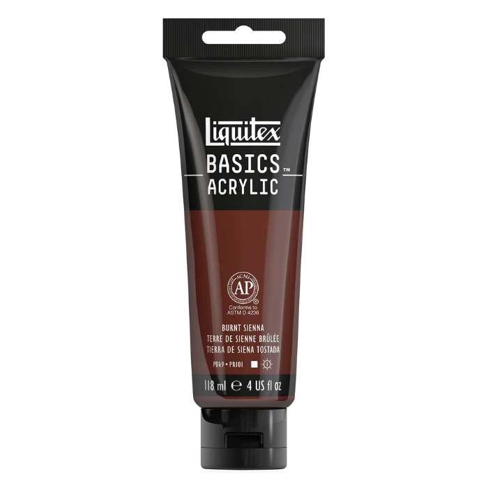 Liquitex Basics Burnt Sienna - 4oz - Guiry's