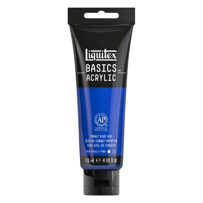 Liquitex Basics Cobalt Blue Hue - 4oz - Guiry's