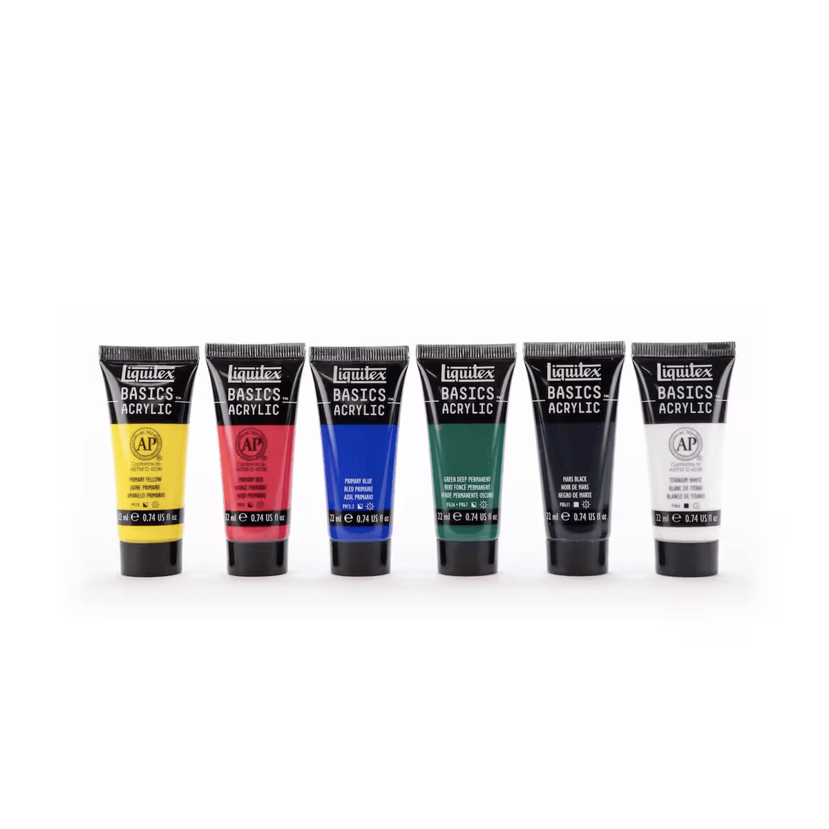 Liquitex Basics Intro 6 Tube Set - Guiry's