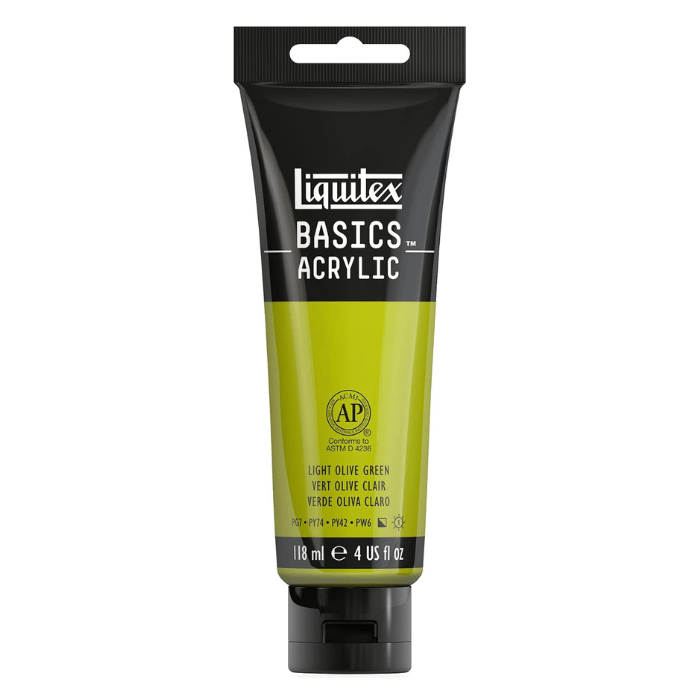 Liquitex Basics Light Olive Green - 4oz - Guiry's