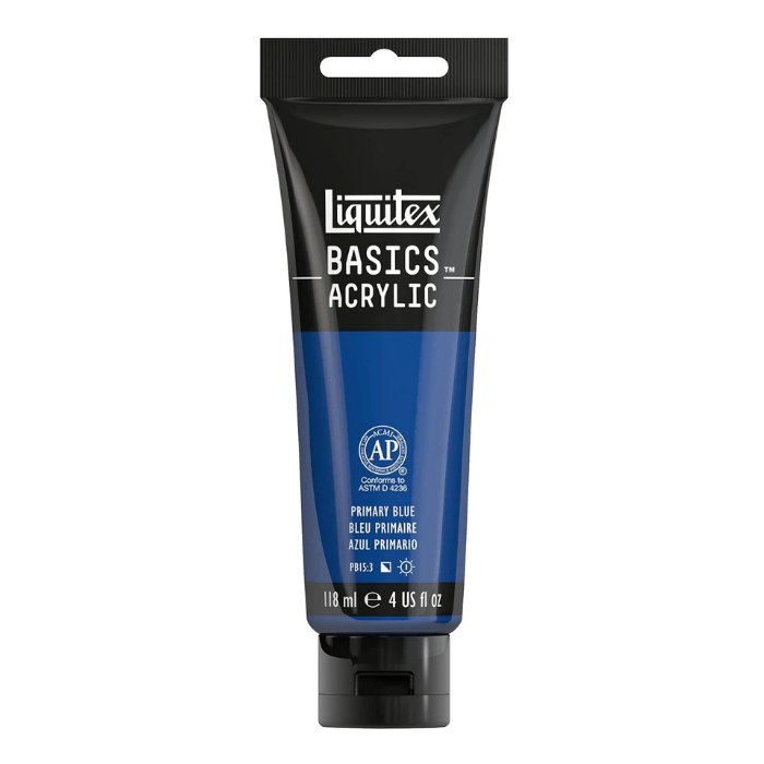 Liquitex Basics Primary Blue - 4oz - Guiry's