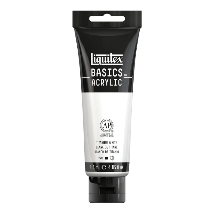 Liquitex Basics Titanium White - 4oz - Guiry's