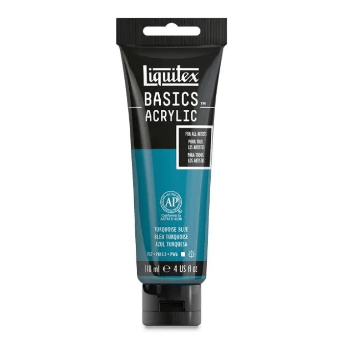 Liquitex Basics Turquoise Blue - 4oz - Guiry's