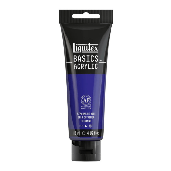 Liquitex Basics Ultramarine Blue - 4oz - Guiry's