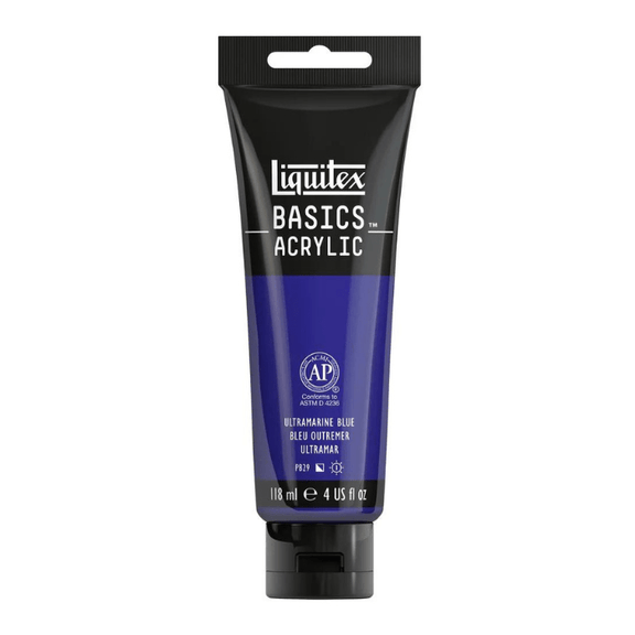 Liquitex Basics Ultramarine Blue - 4oz - Guiry's
