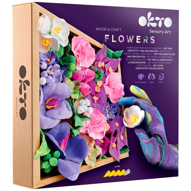 OKTO Sensory Art DIY Wood & Craft Flower Kit - Inspiration - Guiry's