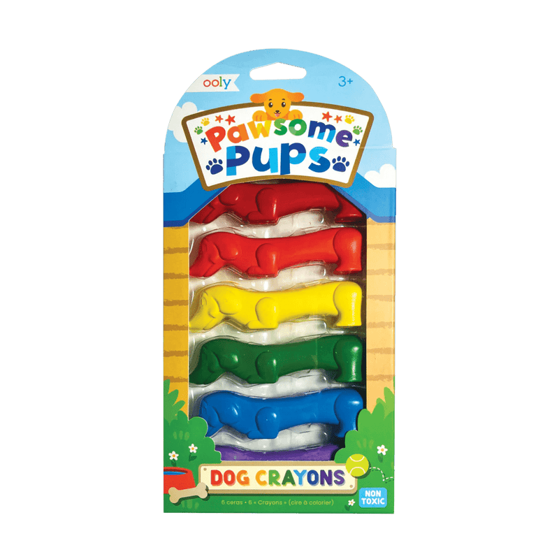 Ooly Pawsome Pups Crayons 6ct - Guiry's