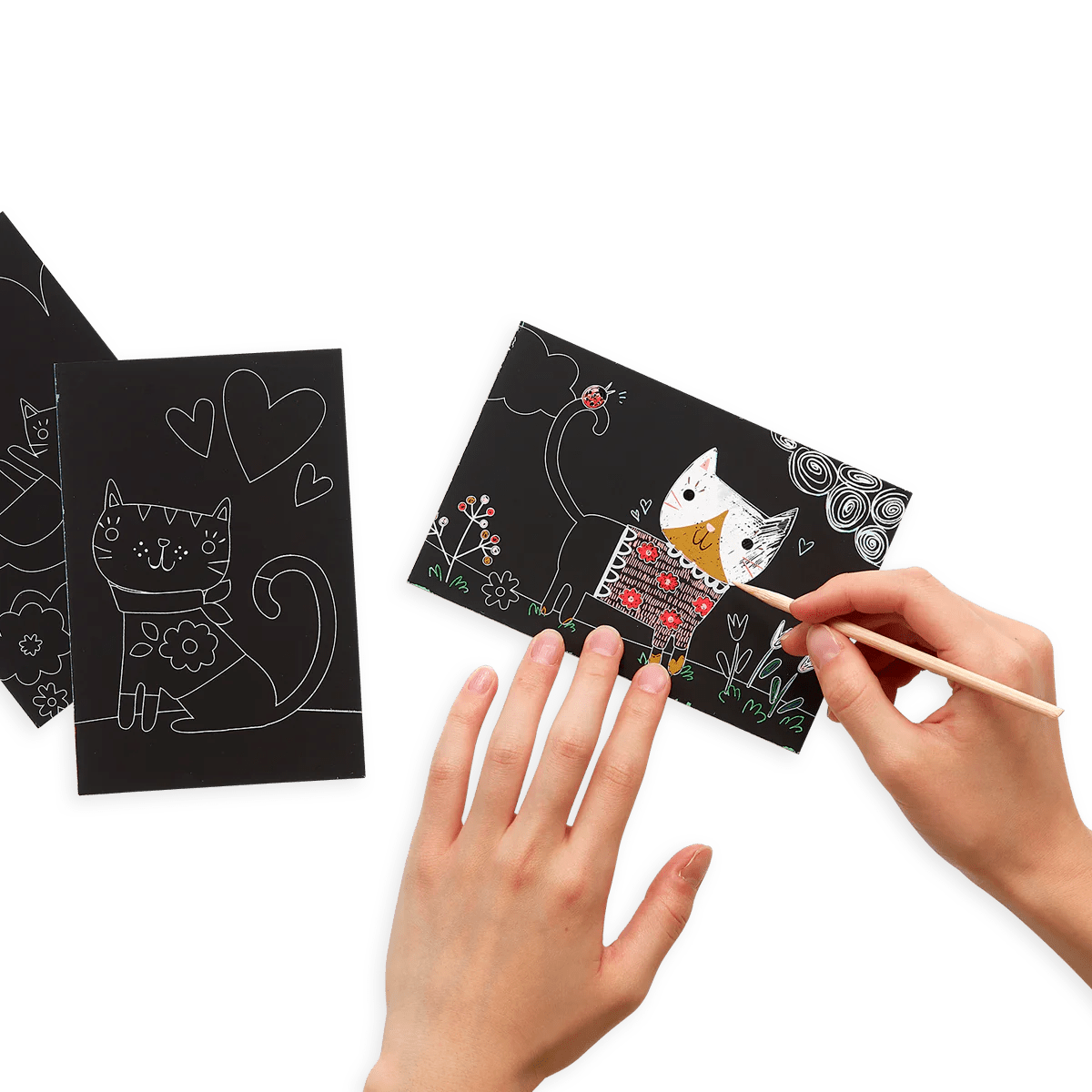 Ooly Scratch & Scribble Cats - Guiry's