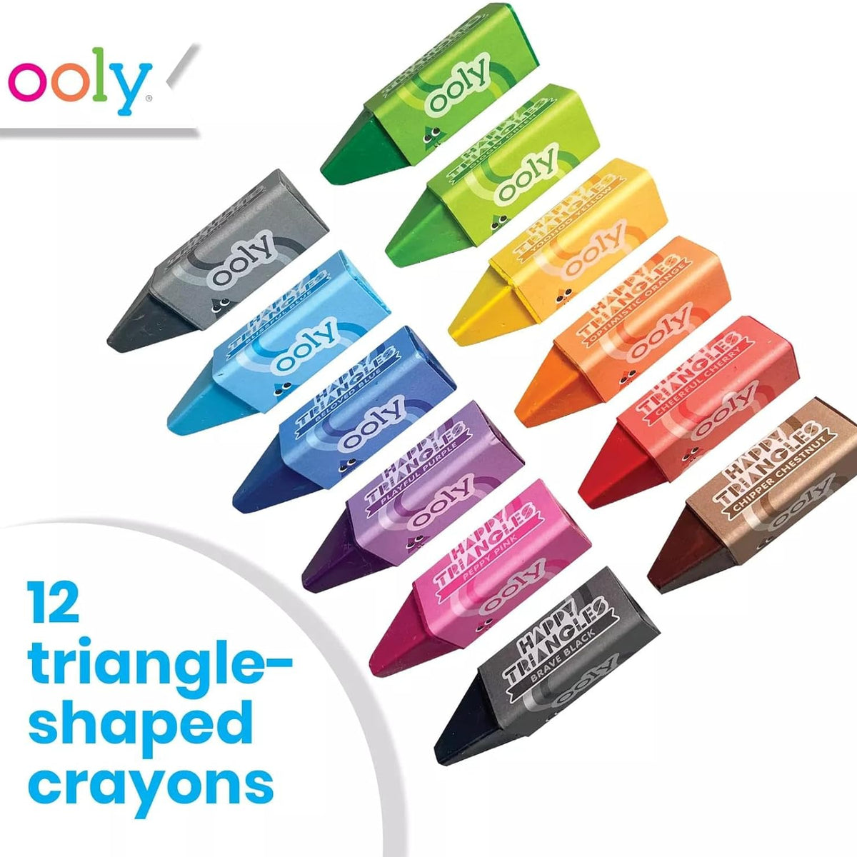 Ooly Triangle Jumbo Crayons 12ct - Guiry's