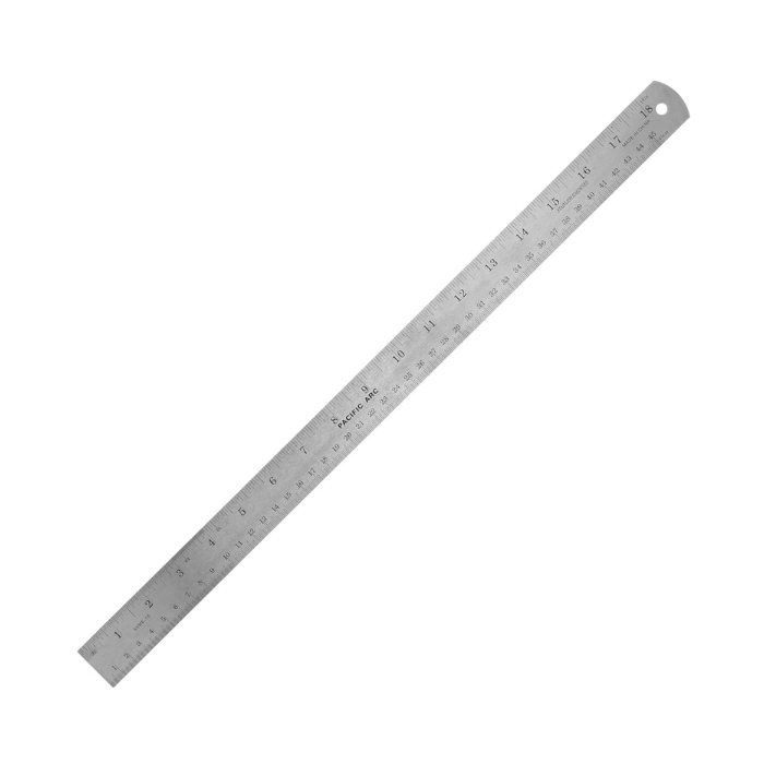 Pacific Arc 18" Stainless Steel Ruler - Guiry's
