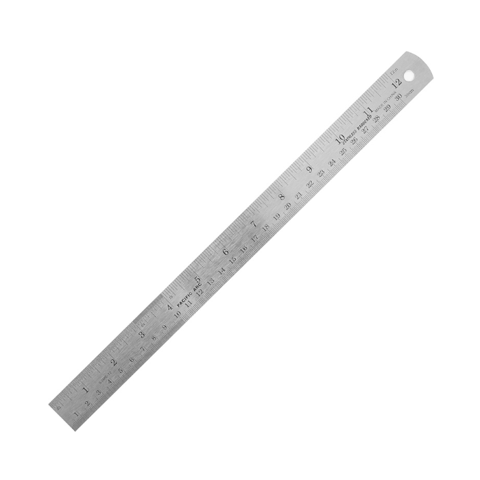 Pacific Arc Stainless Steel Flexible Ruler - 12" - Guiry's