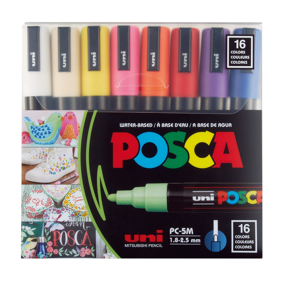 POSCA Paint Marker Set Medium 16ct - Guiry's