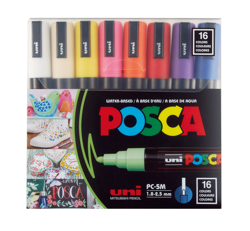 POSCA Paint Marker Set Medium 16ct - Guiry's