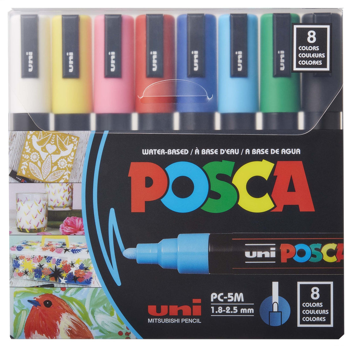 POSCA Paint Marker Set Medium 8 Color - Guiry's