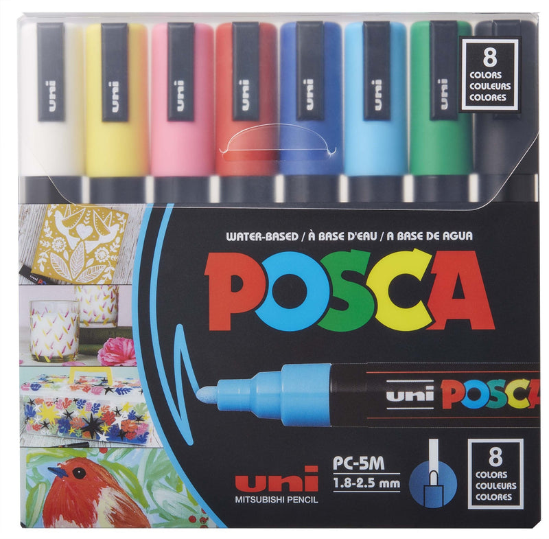 POSCA Paint Marker Set Medium 8 Color - Guiry's