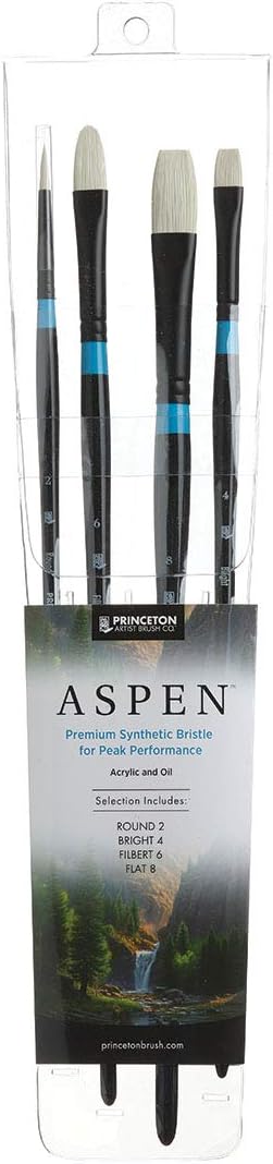 Princeton Aspen Synthetic LH Pro 4pc - Guiry's
