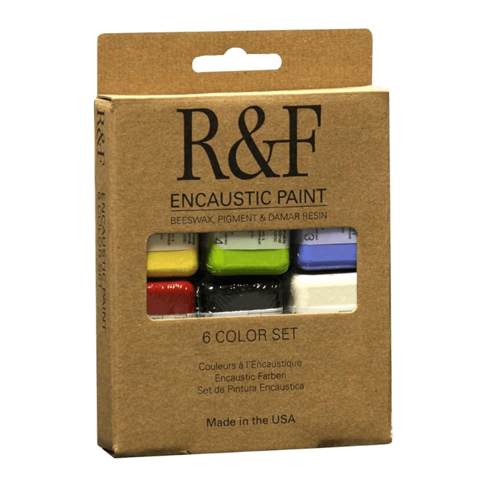 R&F Professional Encaustic Paint - Introductory Colors, Set of 6 - Guiry's
