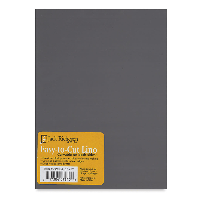 Richeson Easy - to - Cut Linoleum - 5" x 7" - Guiry's