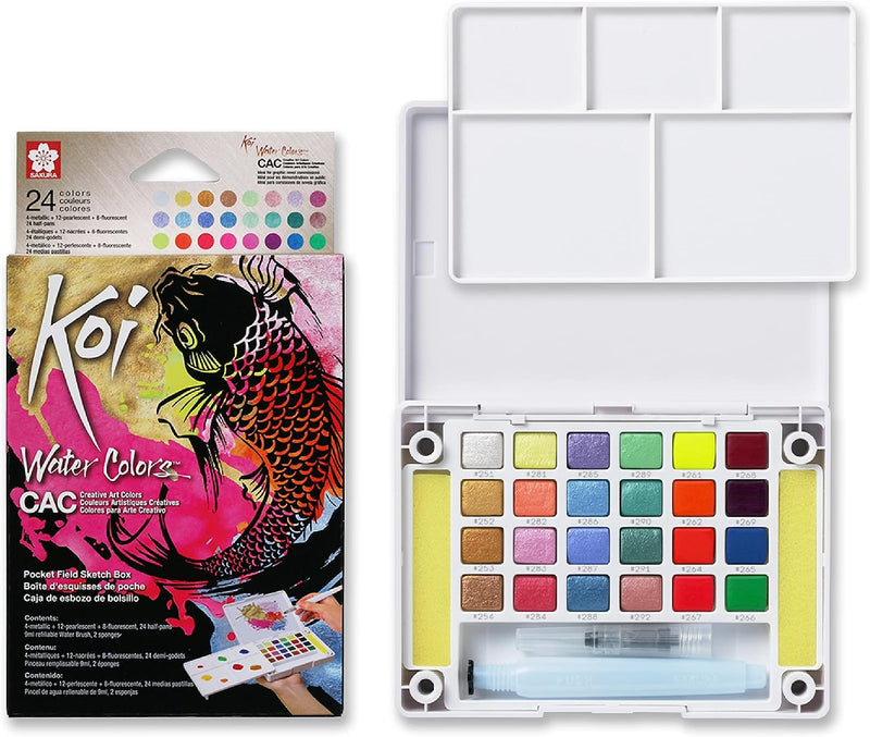 Sakura Koi Watercolor Box 24pc Creative - Guiry's