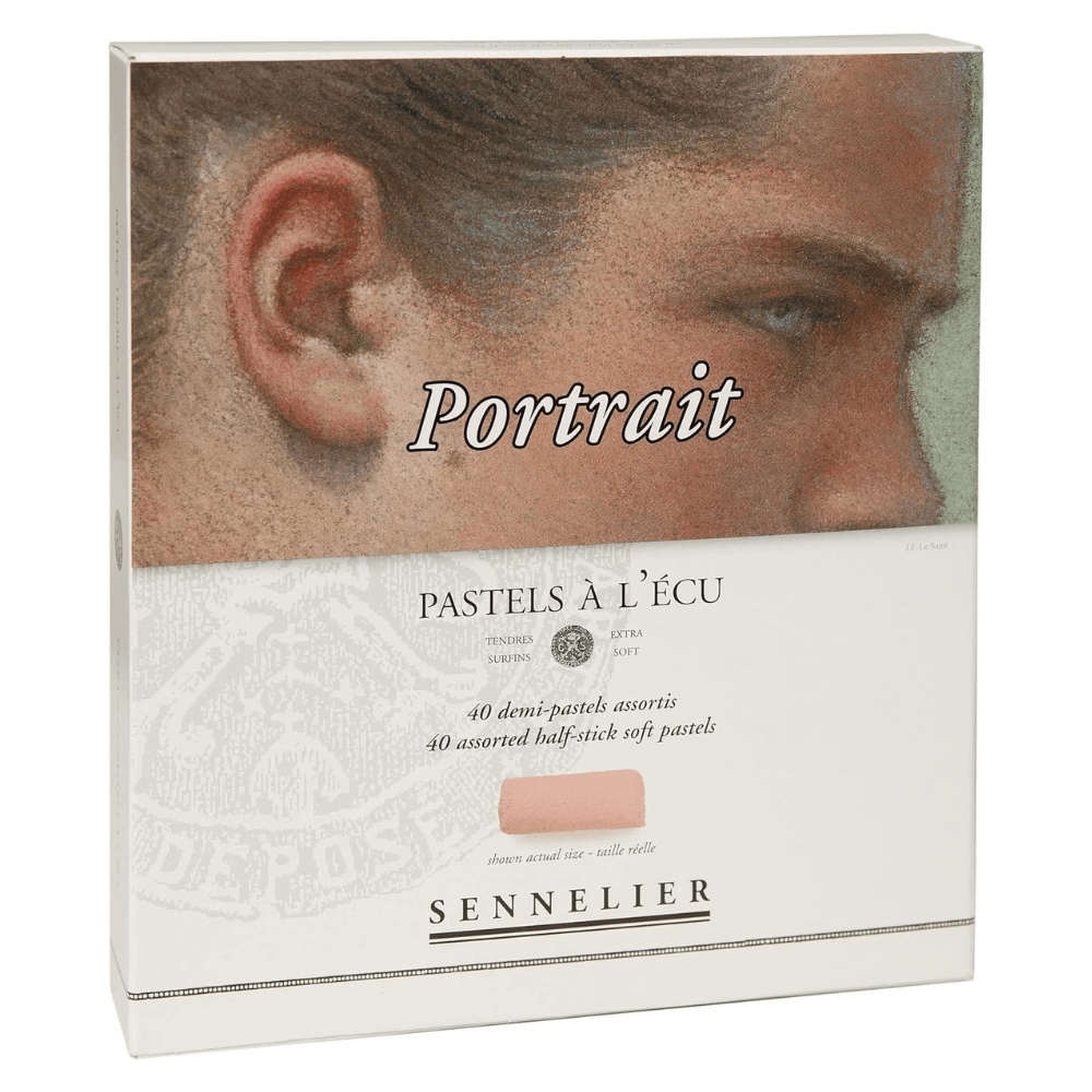 Savoir - Faire Sennelier Soft Pastel Half Stick Portrait Set - 40 Count - Guiry's