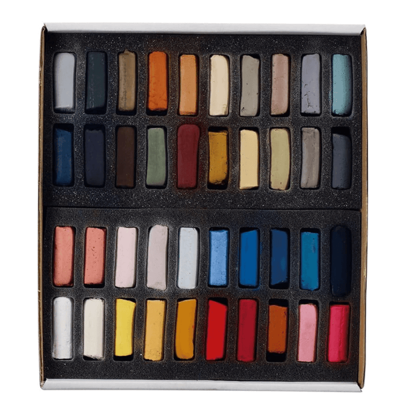Savoir - Faire Sennelier Soft Pastel Half Stick Portrait Set - 40 Count - Guiry's
