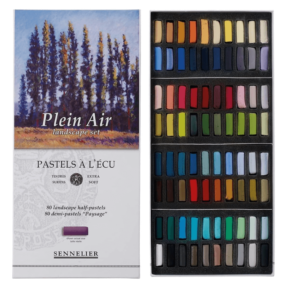 Savoir - Faire Sennelier Soft Pastels Half Stick Set - 80 Count - Guiry's